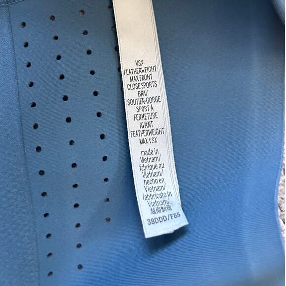 NWOT Victoria’s Secret VSX Max Featherweight Front Close Sports Bra Size 38DDD - Picture 8 of 9